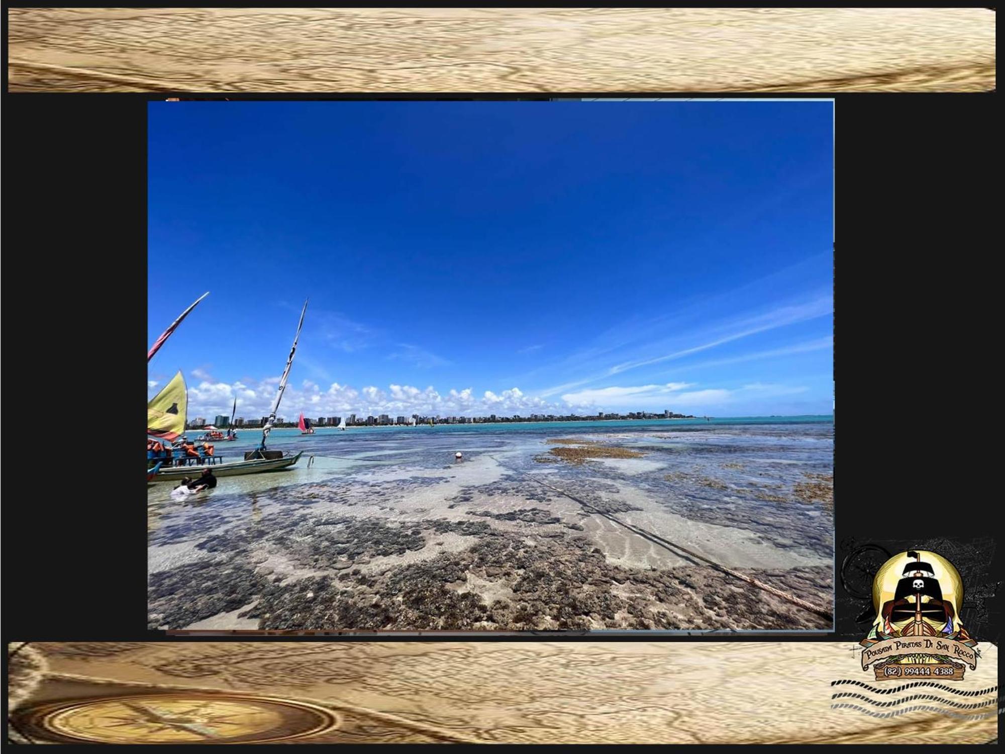 Pousada Piratas Di San Rocco Maceio  Bagian luar foto